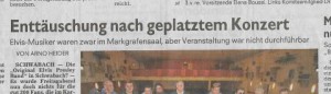 Schwabacher Tagblatt vom 23./24. Januar 2016