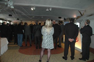 Der große Saal war ziemlich gut gefüllt, 300 Gäste waren um Empfang gekommen. Fotos: Hertlein