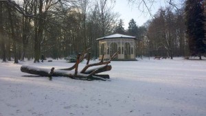Bald wieder vorbei:Winterromantik in Schwabach