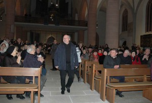 Ist am Sonntag  beim Neujahrsempfang  des Gewerbevereines eienr der Interviewpartner von Carolubowski. KMD Peschik. Foto Hertlein 