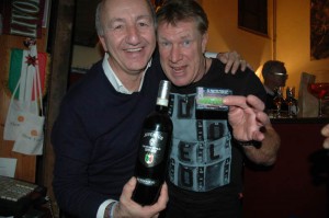 Enzound der Schöne Mike - Juve-Fan vs Bayern-Anhänger Mike an Silvester. Foto: Hertlein