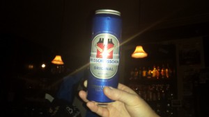 Feldschlösslein zum 56. Geburtstagfür den Schwabacn-Thomas. Augen zu und durch! Foto: Hertlein