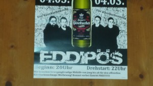 Fans gescuht für Video-Dreh im Laumer - EDDIPÖS nehme nden Lebkuchensong auf. Foto Hertlein