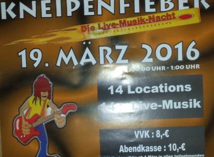 Schwabach-Szene:Baumanns Roter Teppich&Kneipenfieber'16