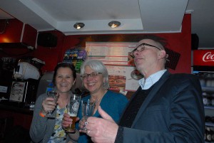 GRÜNEN-Treff bei LUIGI's Osteria: Petra und Klaus Neunhoeffer. Foto: Hertlein