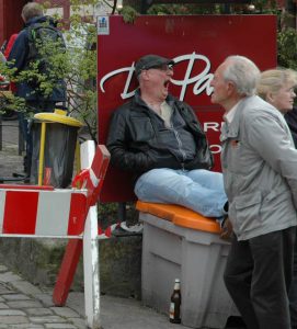 Ein bisschen müde vielleicht , langweiligsinddie 23. Jazz&Blues open 2016 bestimmt nicht. Foto: Hertlein