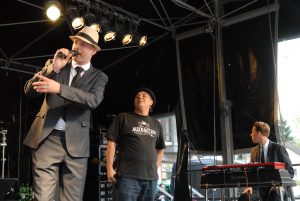 Jazzkantine live im Altort. Foto: Hertlein