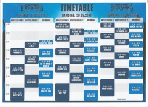 Rockavaria 2016- Zeitplan