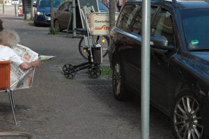 Roolator guit eingeparkt. Foto: Hertlein