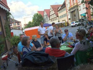 Die Hamburger Bürgerfest-Freunde. Foto: Stefan Müller