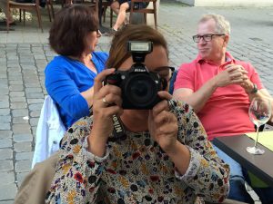 Wurde auf"frischer Tat " ertappt: Fotografin caro Lubowski. Foto: stefan Müller