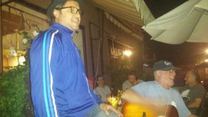 OSole Mio" -Luigi (Pizzeria da Ostteria und doc Knotz, da kam südländisches Flair auf...Foto: Hertlein