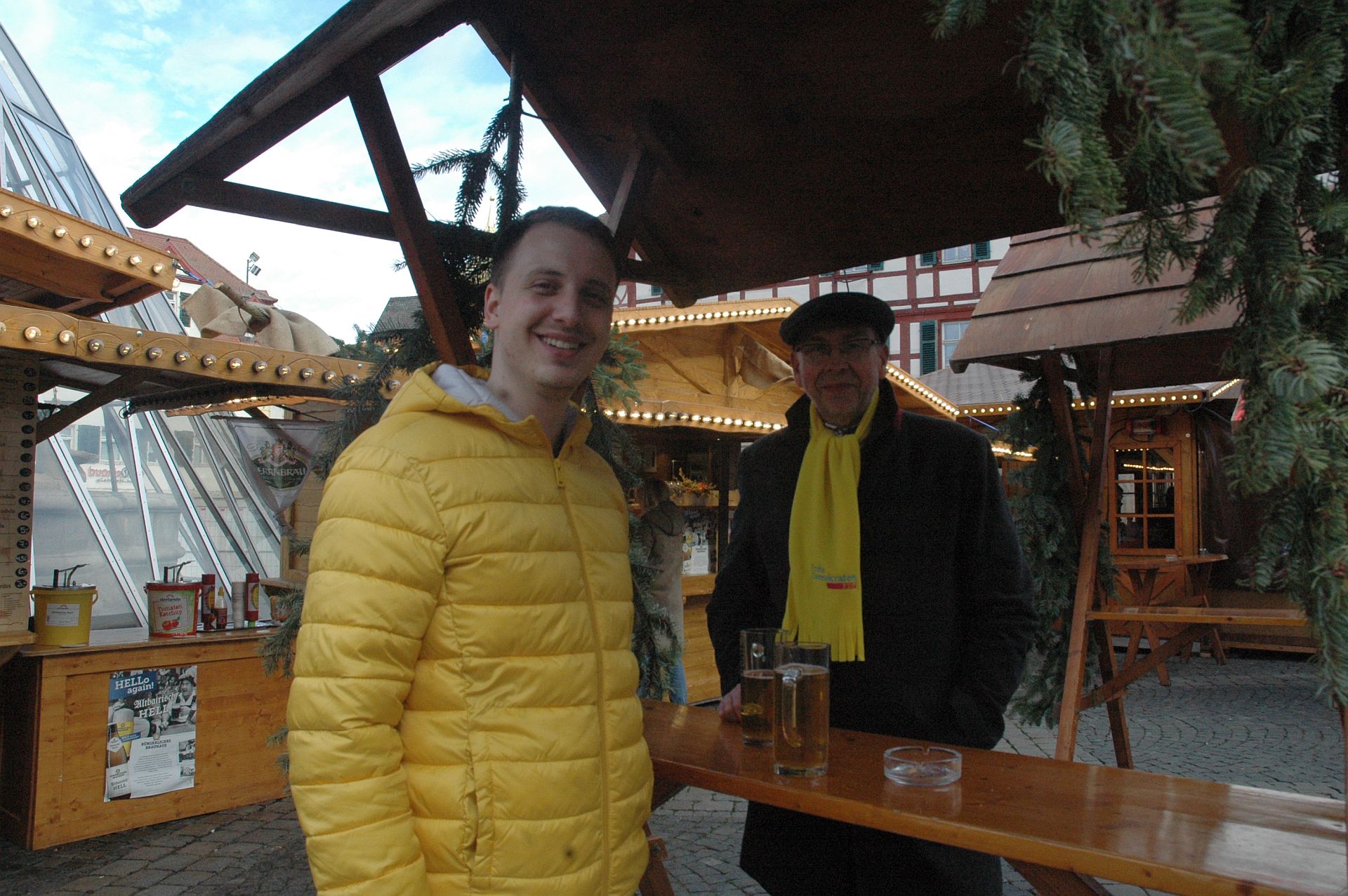 Schwabach-Boulevard: Wahlkampf - Plakate-"Schlacht" hat begonnen, OB